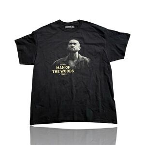 Justin Timberlake "The Man of the Woods" Tour T-Shirt Men's XL Black